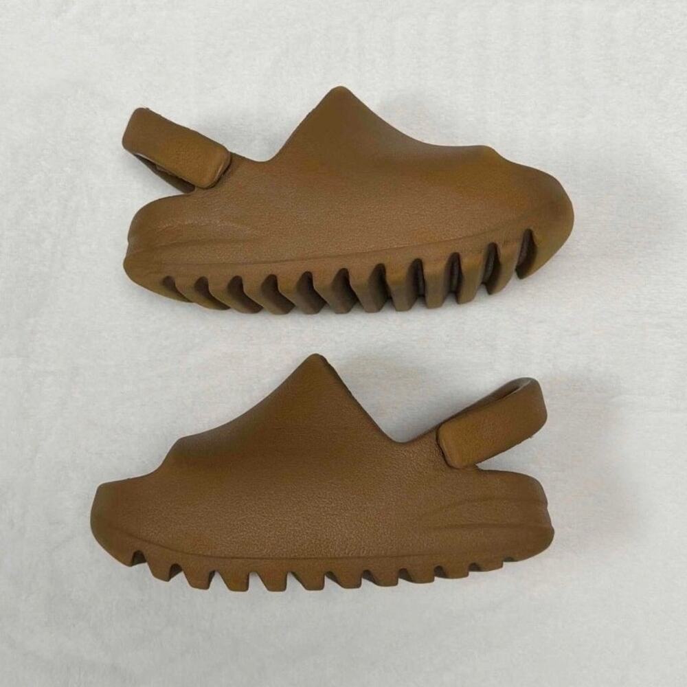 adidas Yeezy Slides Infants 'Ochre' GW1933 | 7K - Picture 9 of 10
